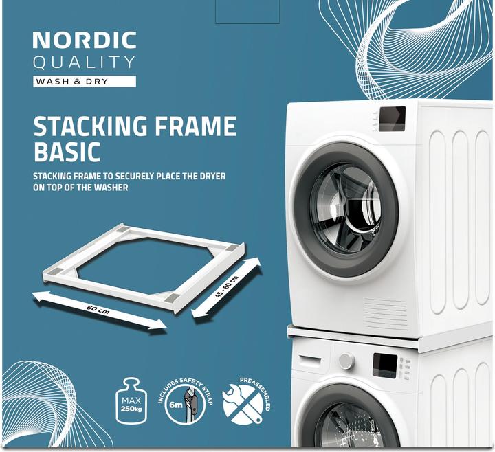 Actual product image Nordic Frame e.g. for washing machine, tumble dryer, thin