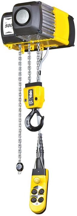 Actual product image Yale Electric chain hoist model CPV/F 400 V 3P H 50 HZ Load capacity 500 kg