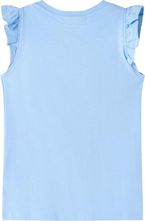 Immagine prodotto VidaXL Maglietta da bambino con maniche arricciate azzurro 140,Materiale (140)