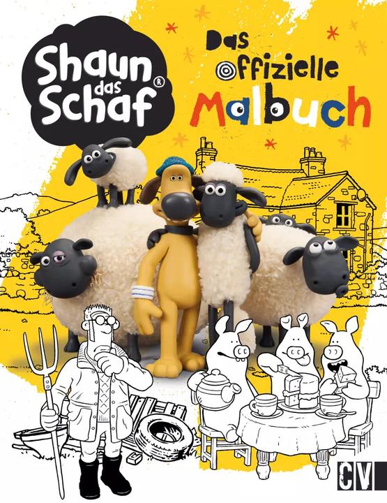Produktbild Shaun das Schaf Das offizielle Malbuch
