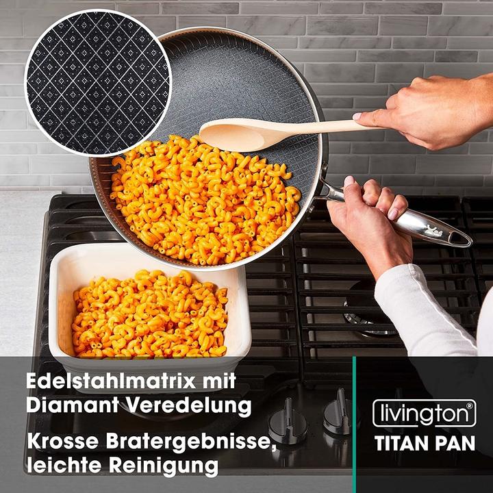 Produktbild Livington Titan Pan (28 cm, Bratpfanne, Aluminium, Edelstahl)