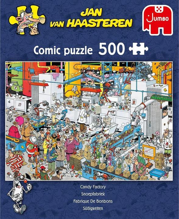 Jumbo Jan van Haasteren-Süssigkeiten-Fabrik (500 Teile)