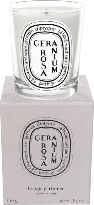 Actual product image Diptyque Scented candle in a jar Geranium Pink (190 g)