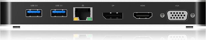 Produktbild Icy Box IB-DK2303-C (USB-A, USB-C, 9 Ports)