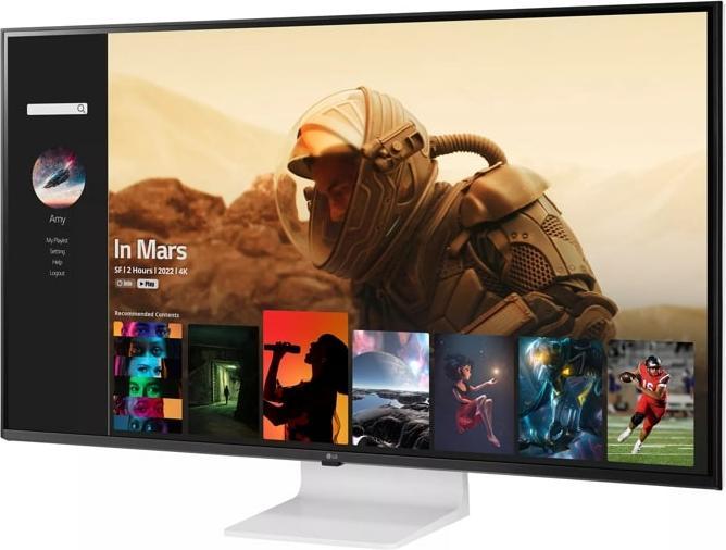 Produktbild LG Smart Monitor 43SQ700S-W (3840 x 2160 Pixel, 42.50")