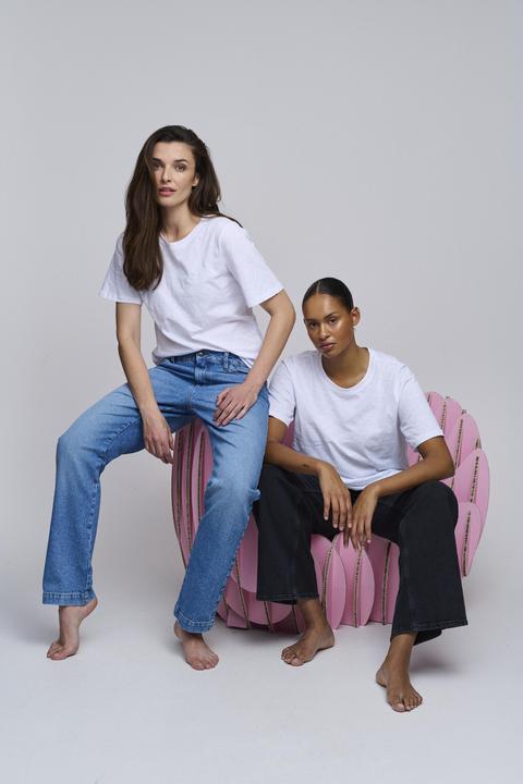 Actual product image Pulz Jeans PZBRIT 0-Neck Tshirt - 50207421 (XXL)