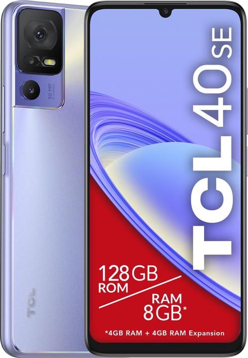 Produktbild TCL 40SE Twlight Purple (128 GB, Twilight Purple, 6.75", Dual SIM, 50 Mpx, 4G)