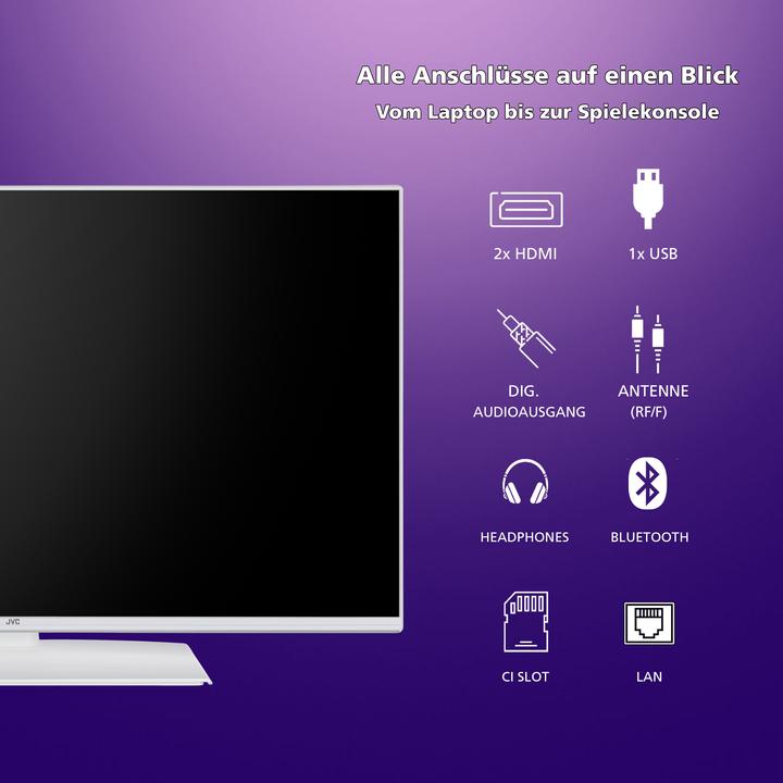 Actual product image JVC TV 40 inch Smart TV Powered by TiVo (Full HD, HDR TV, triple tuner, 6 months HD+ incl.) (40", LCD, Full HD, 2025)