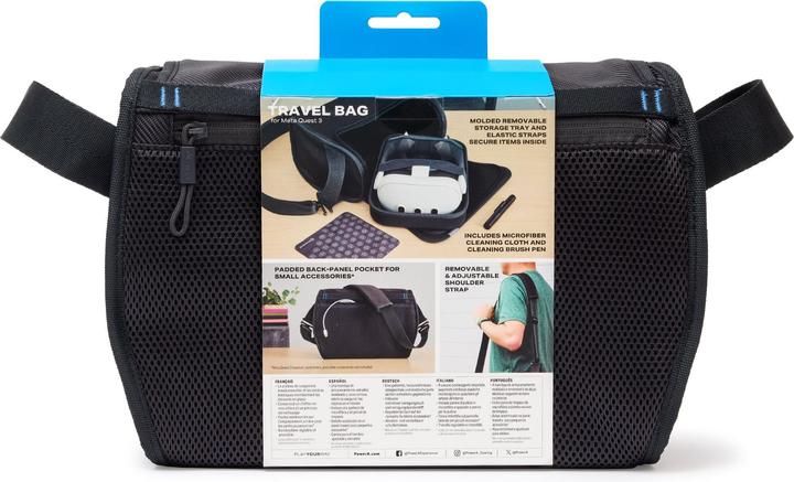Actual product image PowerA Carrying & Cleaning Kit - Black (Meta Quest)