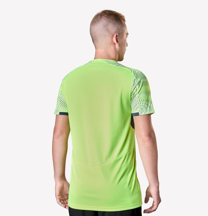 Produktbild Kipsta Damen/Herren Fussball Trikot kurzarm - VIRALTO Wave gelb/grau (XL)