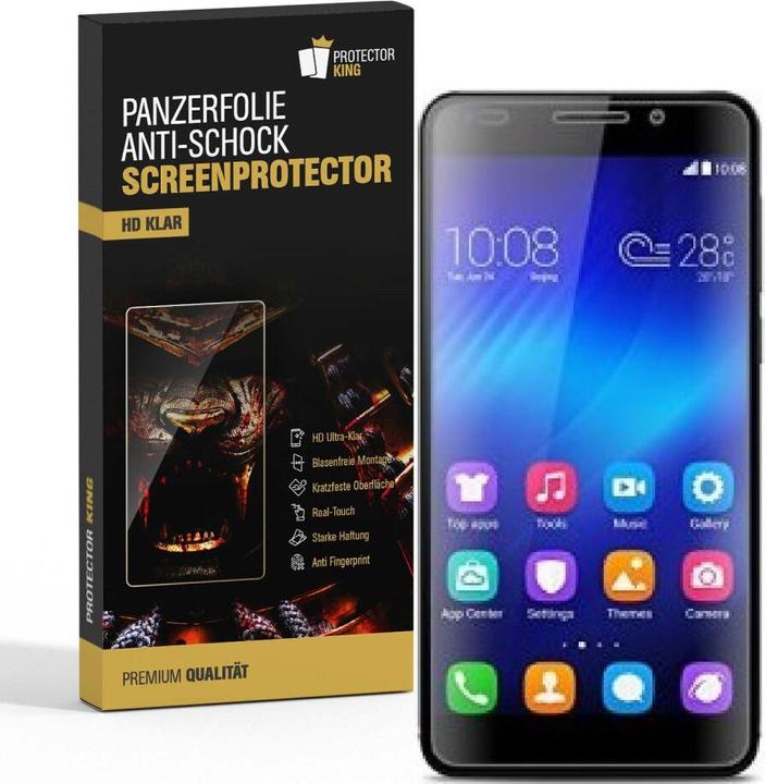 Produktbild Protectorking 2x Panzerfolie Anti-Shock HD Klar (2 Stück, Honor 6)