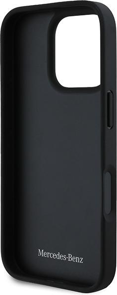 Image du produit Mercedes MEHCP16L23RWRSK iPhone 16 Pro 6.3" czarny/black hardcase MB Waves Leather (Apple iPhone 16 Pro)