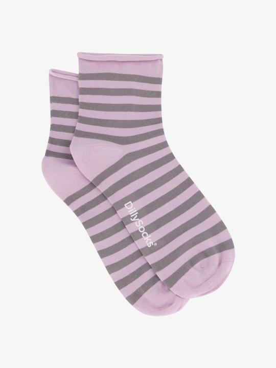 DillySocks Stripy Lilac Tones