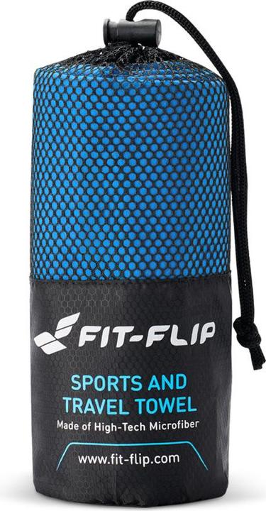 Immagine prodotto Fit-Flip Mikrofaser Handtuch schnelltrocknend mit Tasche 90x180cm (90 x 180 cm)