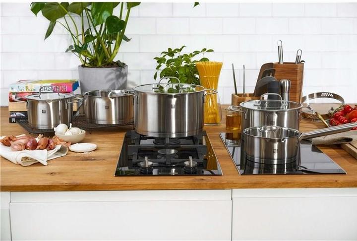 Produktbild Zwilling TrueFlow Kochgeschirr-Set | 4tlg. (Pfannenset + Topfset, Edelstahl)