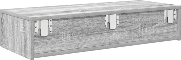 Image du produit VidaXL Étagère murale avec tiroirs Gris Sonoma 100x36x19 cm Bois composite