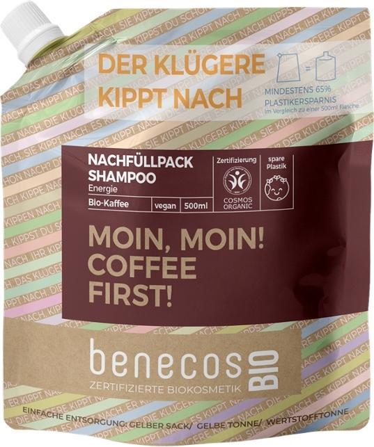 Actual product image Benecos NF Caffeine Shampoo (500 ml, Liquid shampoo)