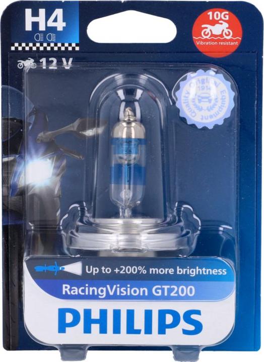Actual product image Philips 12342RGTBW RacingVision (H4)