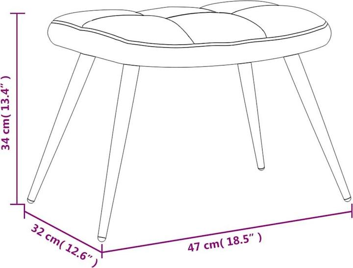 Actual product image VidaXL Relaxstuhl
