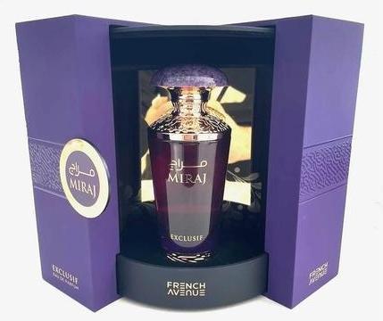 Actual product image Ameer Al Oud Fragrance World French Avenue Miraj Exclusif Eau De Parfum 100ml (Eau de parfum, 100 ml)