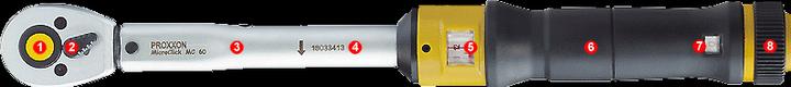 Produktbild Proxxon MicroClick (3/8", 12 Nm, 60 Nm)
