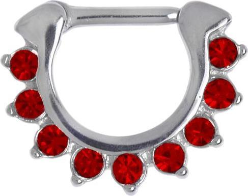 Bijouteria Septumpiercing (Chirurgenstahl 316L, Zirkonia)