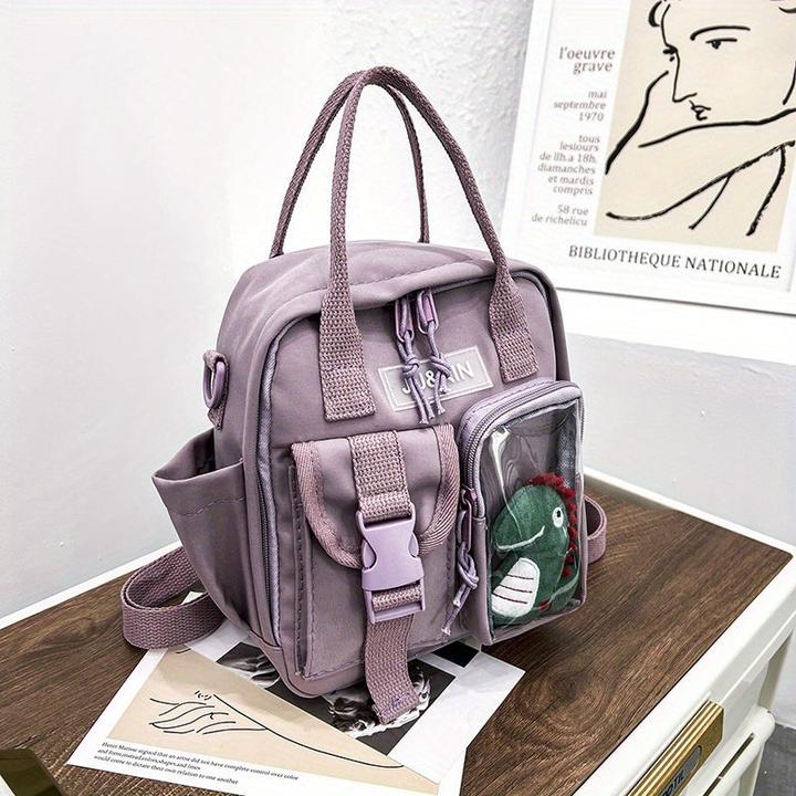Only-Bags.Store Mini niedlich Dinosaurier Rucksack, solide Farbe Mode lässig einfache einzigartige Rucksack