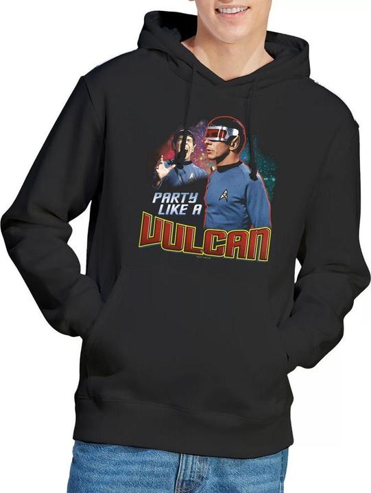 Immagine prodotto Party Like a Vulcan Felpa con Cappuccio Uomo (L)