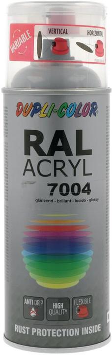 Dupli-Color Acryllack glänzend RAL 7004 signalgrau (Signalgrau, 0.40 l)