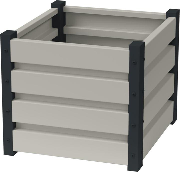 Actual product image Green Split Raised bed white 40cm x 50cm x 50cm