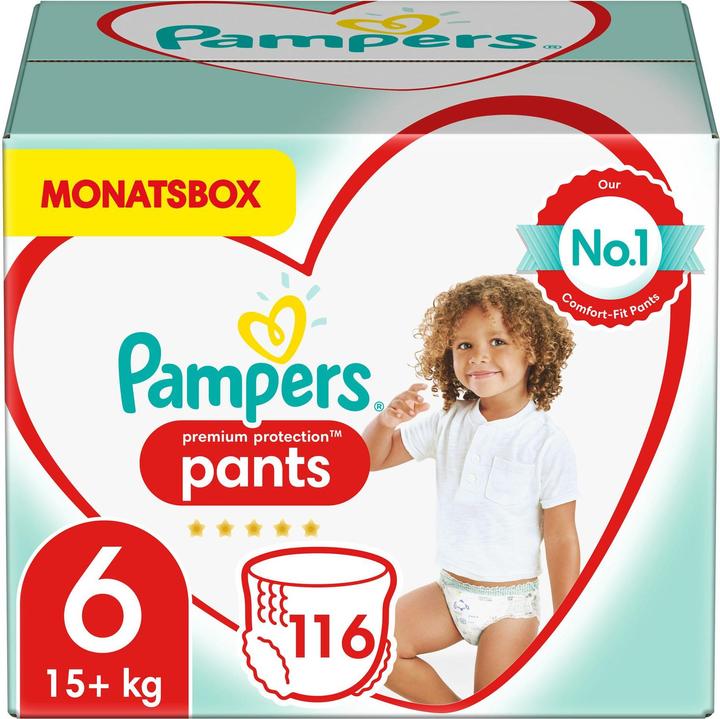 Pampers Premium Protection Pants (Gr. 6, Monatsbox, 116 Stück)