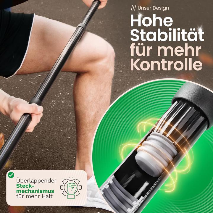 Produktbild Novaliv Robuster Drahtbesen mit Stiel - Stahlbesen mit 4-TLG Stiel, Effiziente Moosentfernung, Draht (1 Stk.)