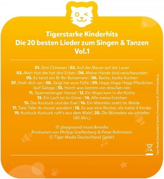 Produktbild Tigermedia Tigercard Die 20 schönsten Weihnachtslieder (Deutsch)