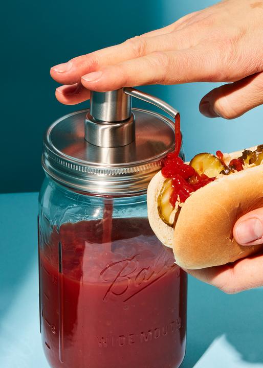 Produktbild KoRo Seifenspender Aufsatz für Ball Mason Jar 86 mm