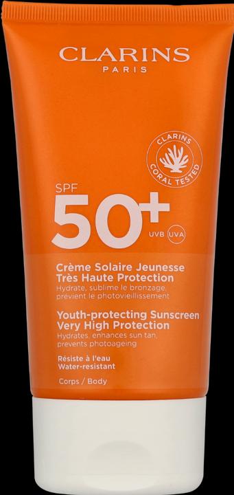 Actual product image Clarins Solaires Crème pour le Corps (Suntan cream, SPF 50, 150 ml)