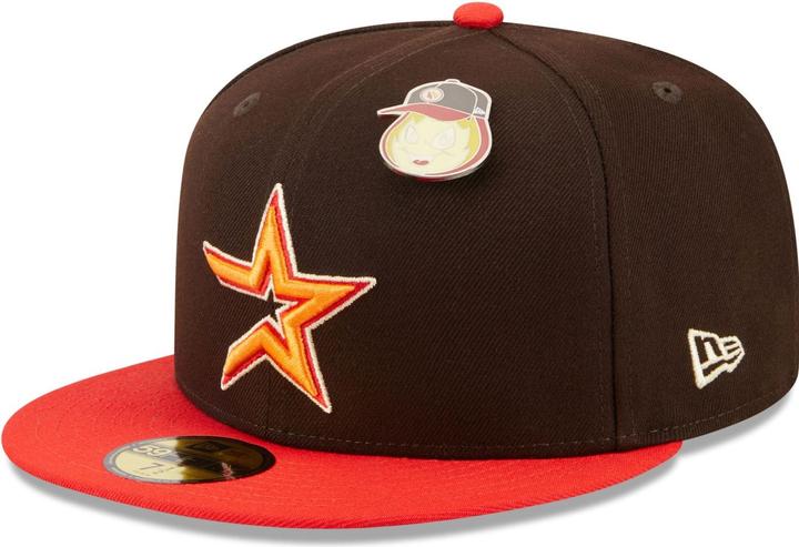 Actual product image New Era 59Fifty Fitted Cap - ELEMENTS PIN Houston Astros (7)