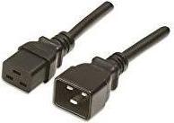 Produktbild Manhattan 302814 Extension power cable IEC320 C19 to C20 16A 2m juodas (2 m)