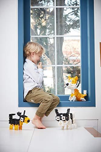 Produktbild Clics Klocki clicformers yellow & baltas friends 74 elementai