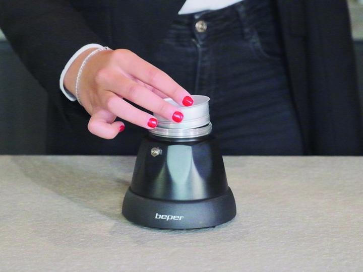 Actual product image Beper BC.041N- electric espressomachine- 3 koffiekopjes