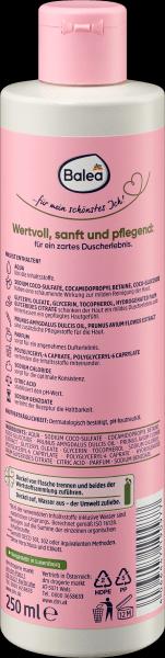 Immagine prodotto dm Balea Doccia di bellezza naturale Mandorla e fiori di ciliegio (250 ml)