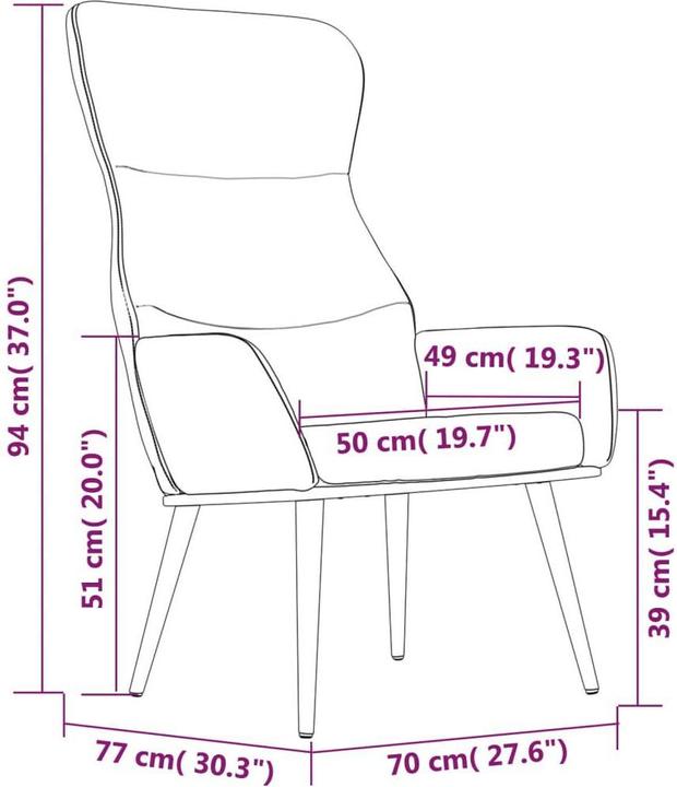 Image du produit VidaXL Chaise de relaxation