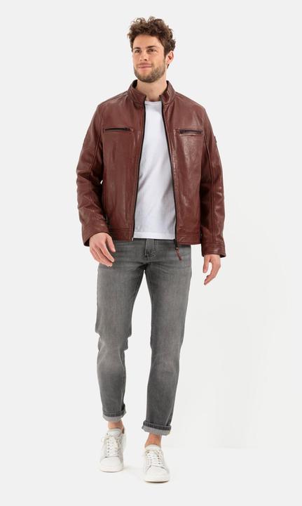 Immagine prodotto Camel Active Blouson in pelle con collo alto (52)