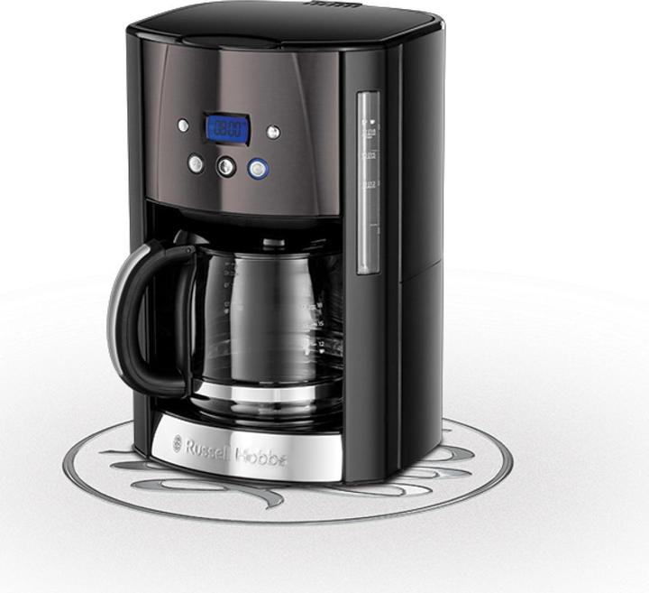 Produktbild Russell Hobbs Russel Hobbs 26160 Digital Glas-Kaffeemaschine matte black