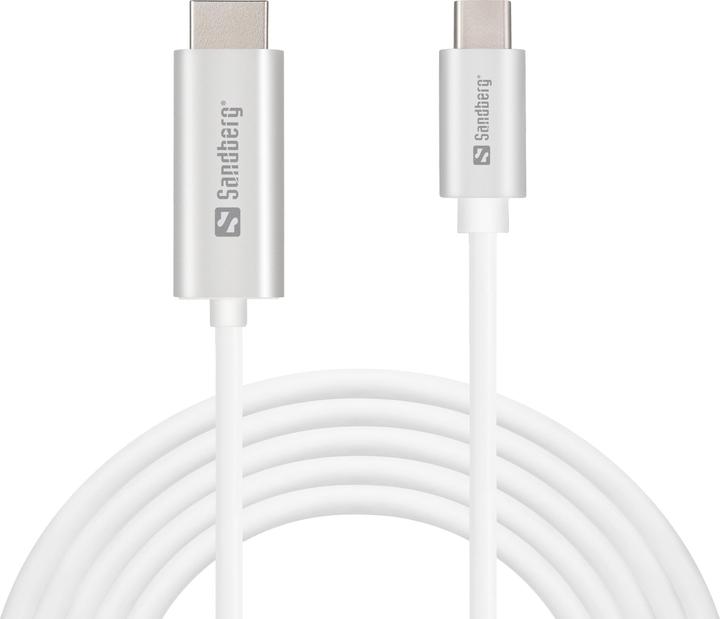 Actual product image Sandberg USB Typ C — HDMI (Typ A) (2 m, HDMI, USB Type C)