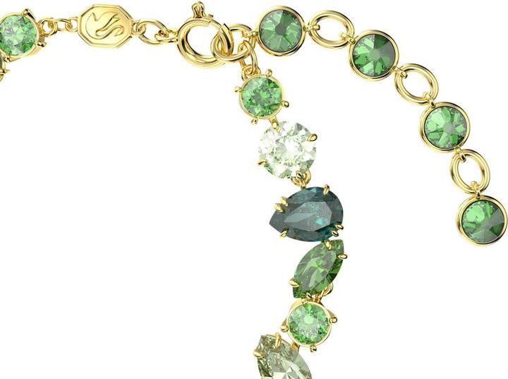 Swarovski Gema Armband Verschiedene Schliffe Grün Gold (Swarovski Metall)