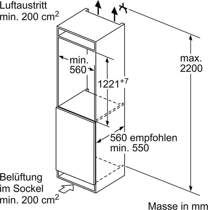 Produktbild Bosch Hausgeräte KIF41ADD0 (187 l)