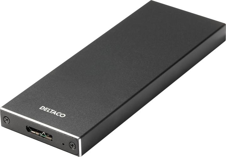 Deltaco Alloggiamento HDD M.2 esterno, B, B&M, USB 3.1 Gen 1, SATA III, nero MAP-K16N (M.2)