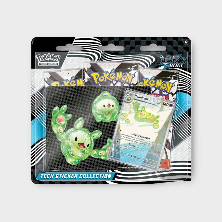 Actual product image Asmodée Pokemon Black Bolt Tech Sticker Collection (EN) (English, Blister pack)