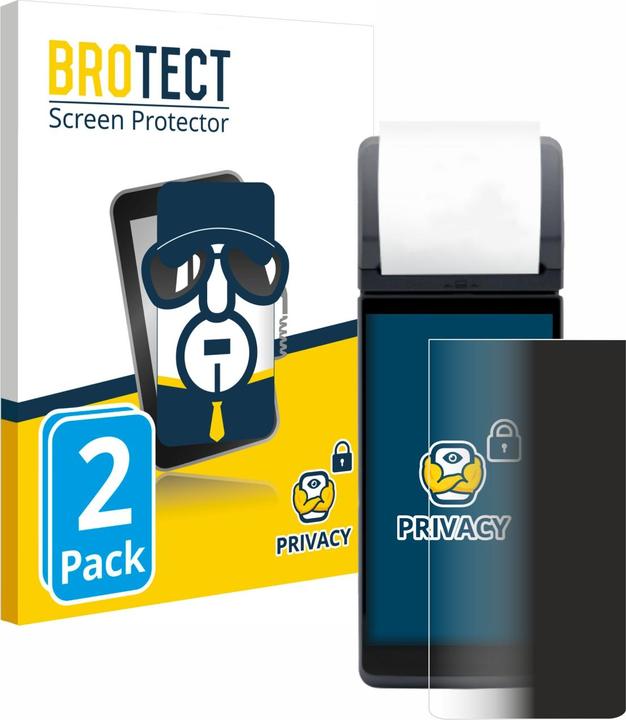 Produktbild BROTECT Sichtschutzfolie Anti-Spy Privacy Folie Blaulicht-Schutz (2 Stück, LG G4 Pro)