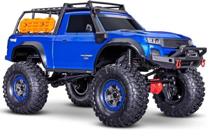 Actual product image Traxxas Trx-4 Sport High Trail M-Blue 1/10 4wd Scale-Crawler Rtr Brushed, Without Battery And Charger (RTR Ready-to-Run)